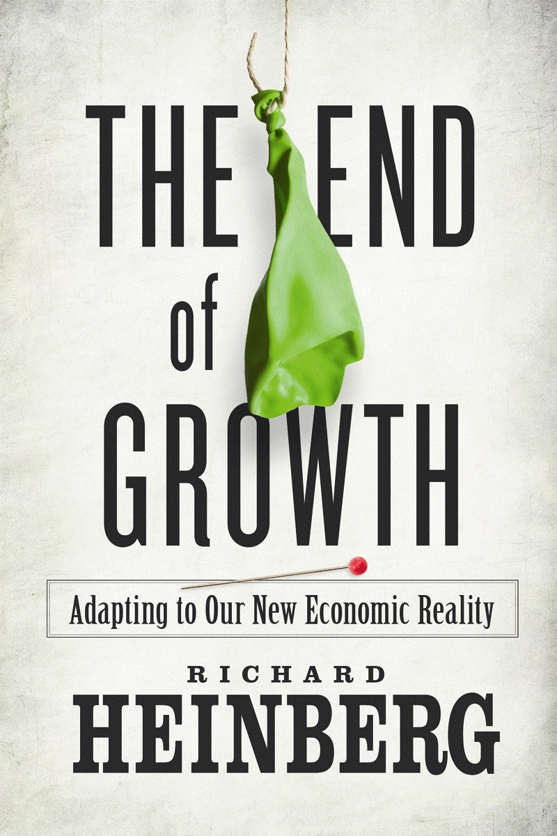 Book cover image for The End of Growth ISBN: 9780865716957